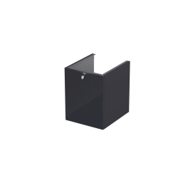 ORISTO SIENA szafka niska boczna 40 cm, czarny mat - OR45-SN1S-40-8